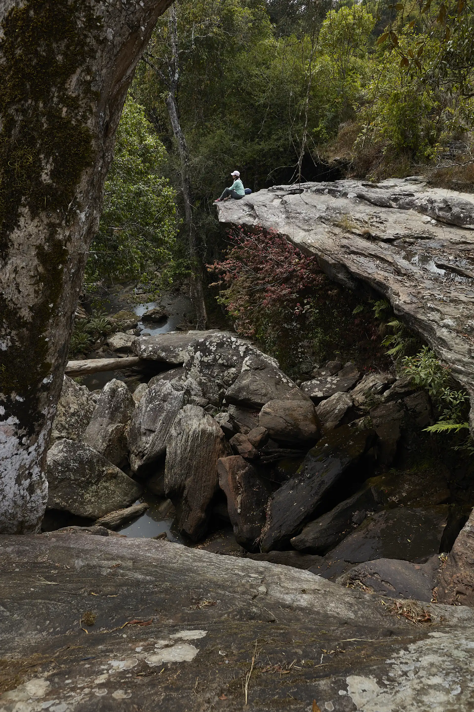 Rocky riverbed in the Phu Kradueng National Park