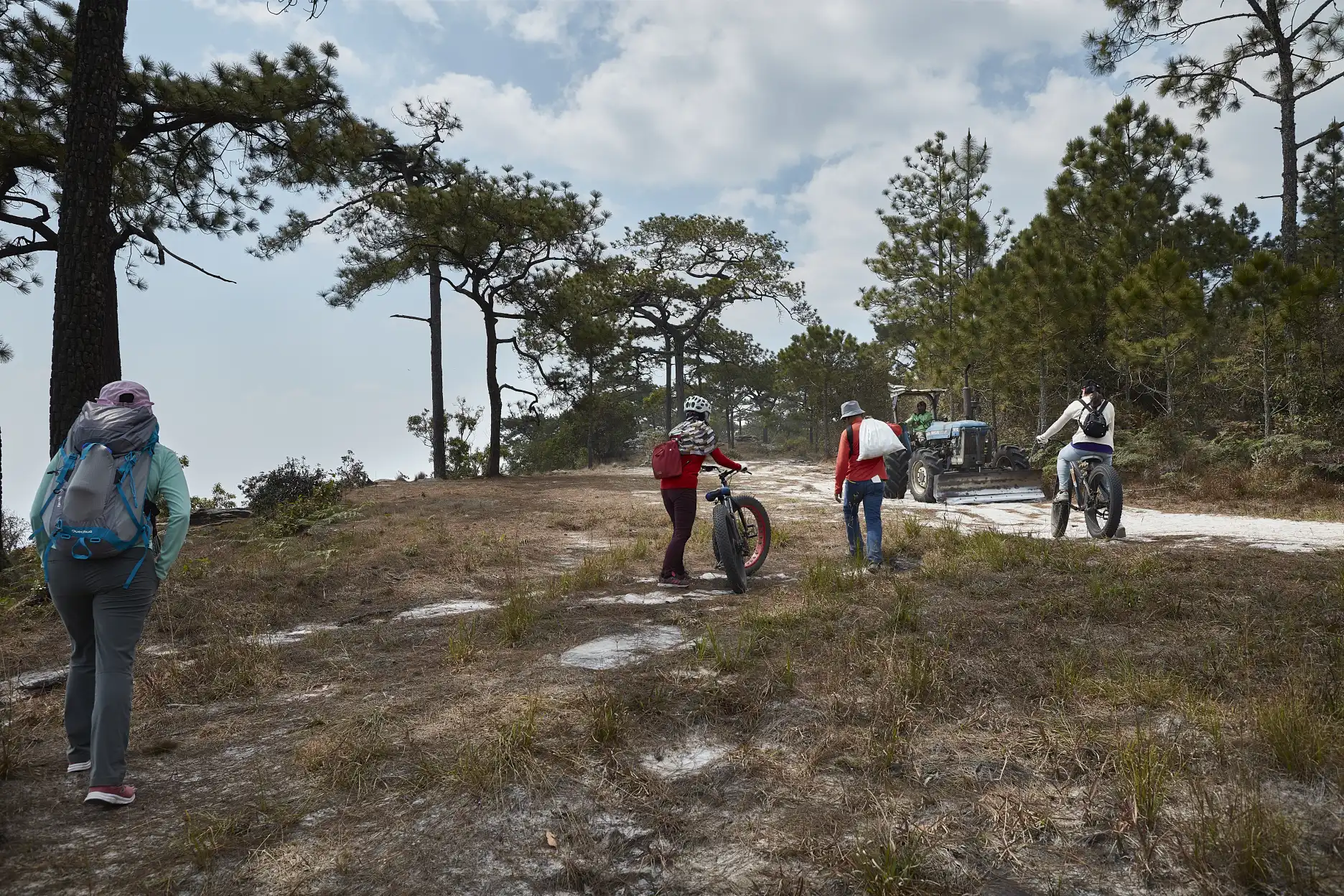 Trail maintenance at Phu Kradueng